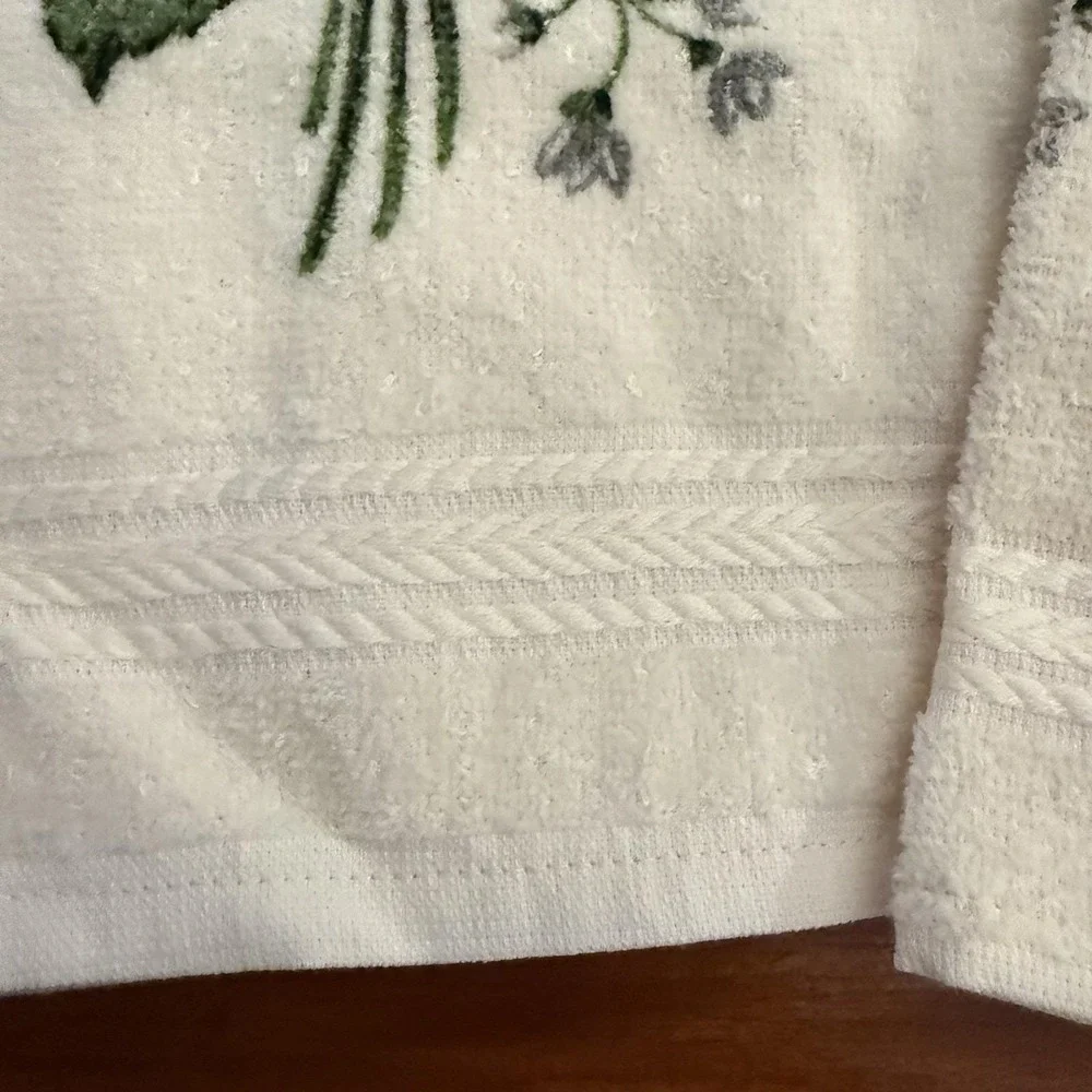R.A. Briggs Vintage Rose Towel Set – 3 Pc Bath Hand Washcloth – 1987 USA NOS